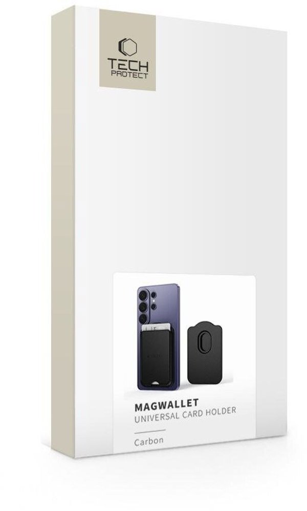 Tech-Protect Μαγνητική Θήκη Καρτών CH02 MagWallet για MagSafe, Carbon