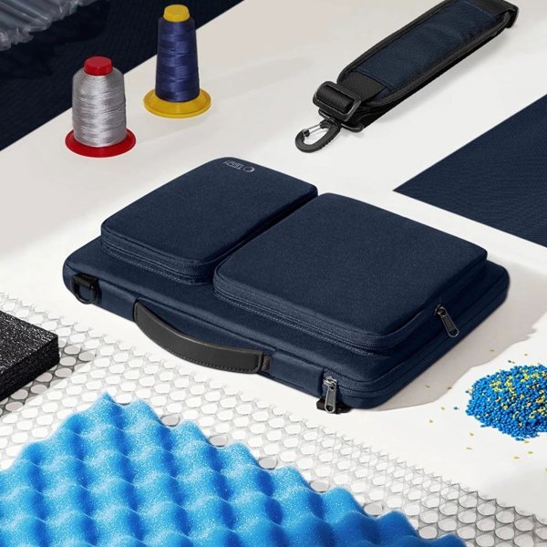 Tech-Protect Defender Τσάντα για Laptop 15-16", Navy Blue