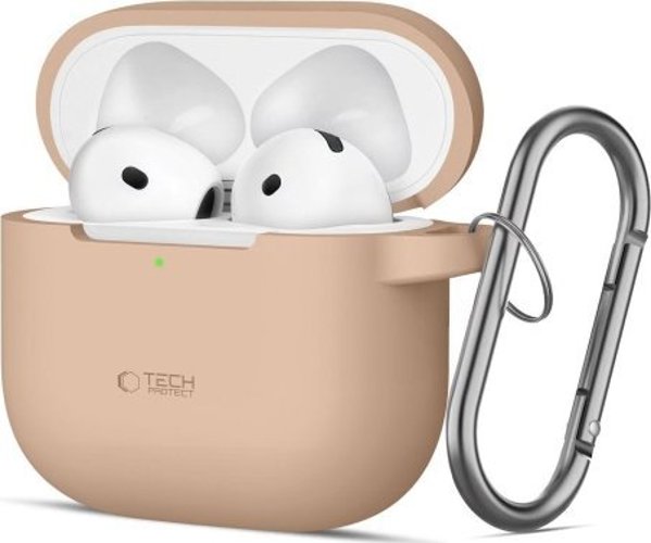 Tech-Protect TECH-PROTECT SILICONE HOOK APPLE AIRPODS 4 CAFFE LATTE 14224668 5906300000000