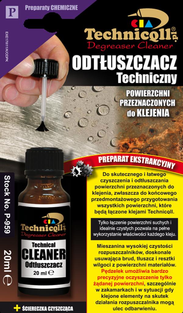 Technicqll Odtluszczacz techniczny 20ml na blistrze P-959