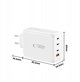 TECH-PROTECT NC200W-GAN 4-PORT NETWORK CHARGER PD 200W / QC3.0 WHITE