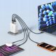 TECH-PROTECT NC200W-GAN 4-PORT NETWORK CHARGER PD 200W / QC3.0 WHITE