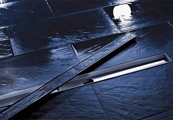 Tece Linus Γραμμικό Κανάλι Ντους 800mm, Ανοξείδωτο Ατσάλι, Αναστρέψιμη Σχάρα 2 σε 1