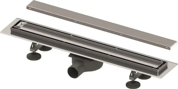 Tece Linus Γραμμικό Κανάλι Ντους 800mm, Ανοξείδωτο Ατσάλι, Αναστρέψιμη Σχάρα 2 σε 1