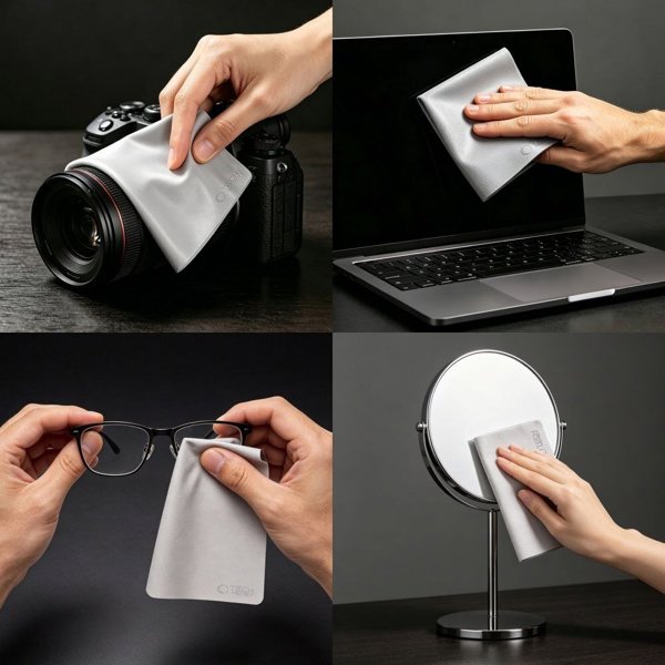 Tech-Protect Polishing Cloth Πανί Καθαρισμού Οθόνης για Laptop 13-14 ιντσών, Γκρι