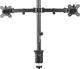 Techly ICA-LCD 582-D Επιτραπέζια Βάση για 2 Οθόνες 13" - 32", VESA 75x75 & 100x100mm