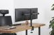 Techly ICA-LCD 582-D Επιτραπέζια Βάση για 2 Οθόνες 13" - 32", VESA 75x75 & 100x100mm