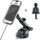 Tech-Protect Μαγνητική Βάση Αυτοκινήτου MM15W-V9 με MagSafe & Wireless Charger 15W - Μαύρο