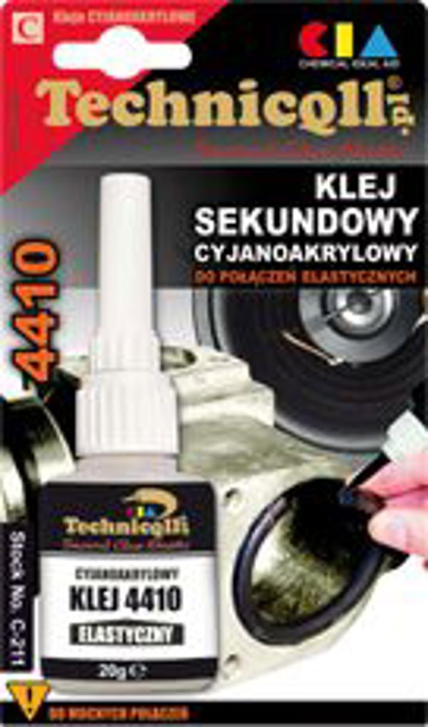 Technicqll Klej sekundowy elastyczny 4410 20g (C-211)