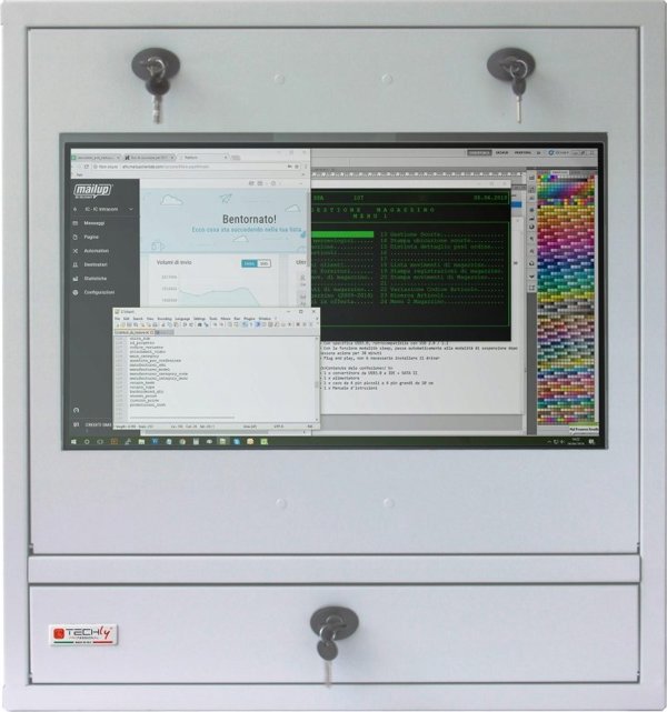 Techly ICRLIM10W Βάση 1U Για Κρεμαστό Ντουλάπι Δικτύου, Λευκή