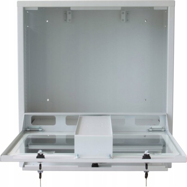 Techly ICRLIM10W Βάση 1U Για Κρεμαστό Ντουλάπι Δικτύου, Λευκή