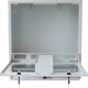 Techly ICRLIM10W Βάση 1U Για Κρεμαστό Ντουλάπι Δικτύου, Λευκή