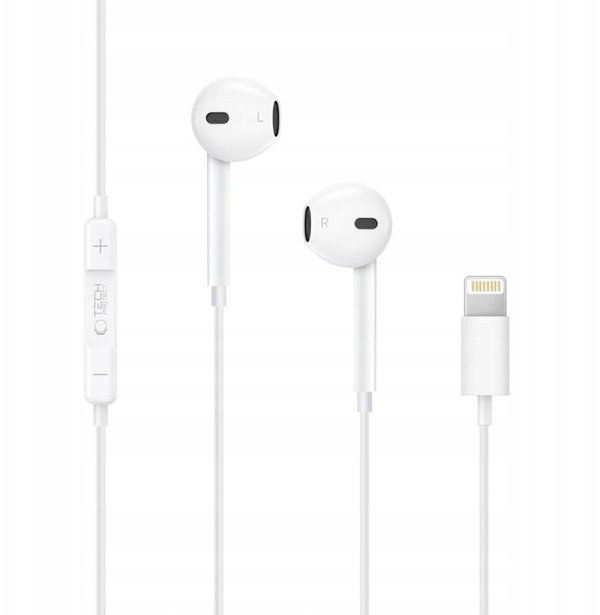 TECH-PROTECT ULTRABOOST LIGHTNING EARPHONE CORE WHITE