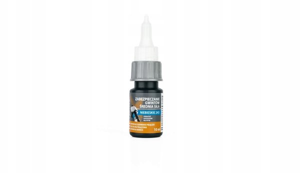 TECMAXX Srodek do zabezpieczania gwintow niebieski - sredni 10ml luz