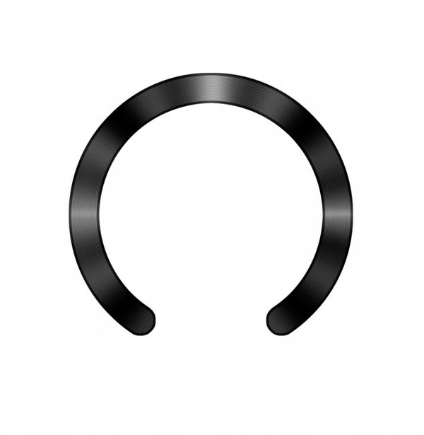 TECH-PROTECT MMP-210 MAGNETIC MAGSAFE RING 2-PACK BLACK & COSMIC ORANGE