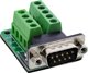 TecLine InLine® Τερματικό Μπλοκ – D-Sub 9 Connector – 2 Σειρών – Βιδωτή Σύνδεση