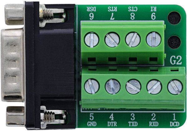 TecLine InLine® Τερματικό Μπλοκ – D-Sub 9 Connector – 2 Σειρών – Βιδωτή Σύνδεση
