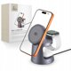 TECH-PROTECT QI2.2-25W-A48 3IN1 MAGNETIC MAGSAFE WIRELESS CHARGER DARK GREY