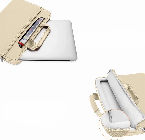 Tech-Protect Τσάντα Laptop 15-16", Desert Beige, Θήκη Μεταφοράς για Φορητό Υπολογιστή