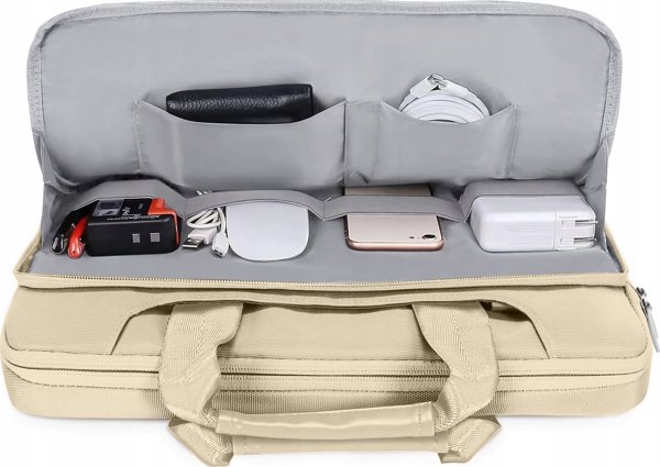 Tech-Protect Τσάντα Laptop 15-16", Desert Beige, Θήκη Μεταφοράς για Φορητό Υπολογιστή