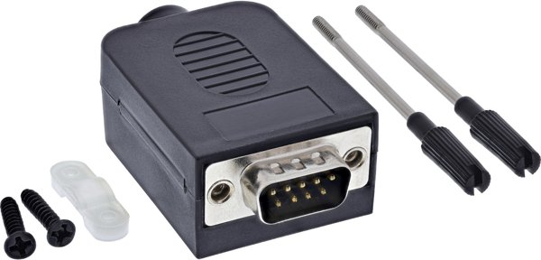 TecLine D-Sub 9 Breakout Terminal Block – Αντάπτορας Plug με Κλέμα Σύνδεσης & Knurled Screw