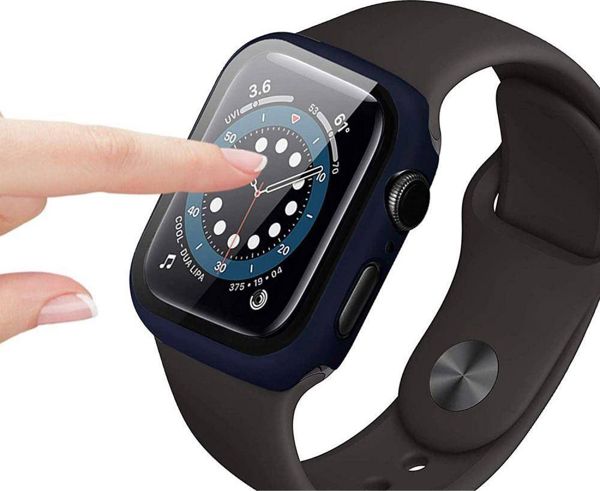 Tech-Protect Defense360 Θήκη Προστασίας με Τζάμι για Apple Watch 4/5/6/SE (44mm) - Μαύρο