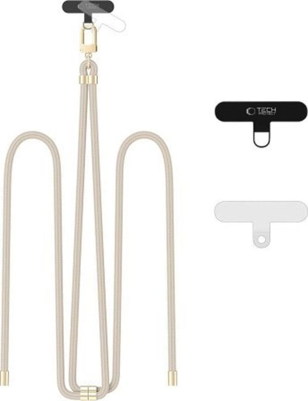 Tech-Protect TECH-PROTECT C7S ROPE CROSSBODY λουράκι ΤΑΥΠΕ/ΧΡΥΣΟ 14423665 5906302372041