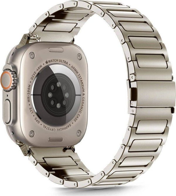 Tech-Protect Pasek do APPLE WATCH 6 / 7 / 8 / 9 / 10 / SE / ULTRA 1 / 2 (44 / 45 / 46 / 49 MM) Tech-Protect Stainless Classic Titanium