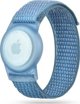 Tech-Protect Nylon Λουράκι για Apple AirTag - Παιδικό Βραχιόλι από Νάιλον και TPU - Μπλε