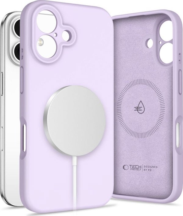 TECH-PROTECT ΥΓΡΗ ΣΙΛΙΚΟΝΗ MAGSAFE IPHONE 16 ΜΩΒ