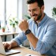 Tech-Protect Λουράκι Nylon Elite για Apple Watch 8/9/10/11/SE/Ultra (44/45/46/49mm) Navy/Orange