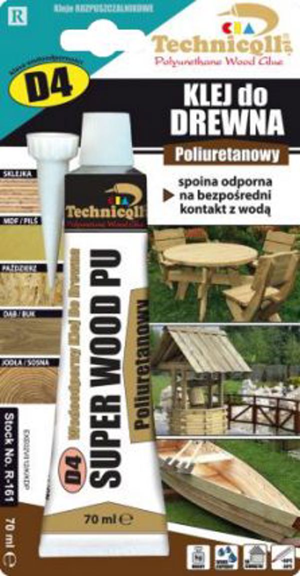 Technicqll Klej do drewna poliuretanowy D4 250ml (C2-R123)