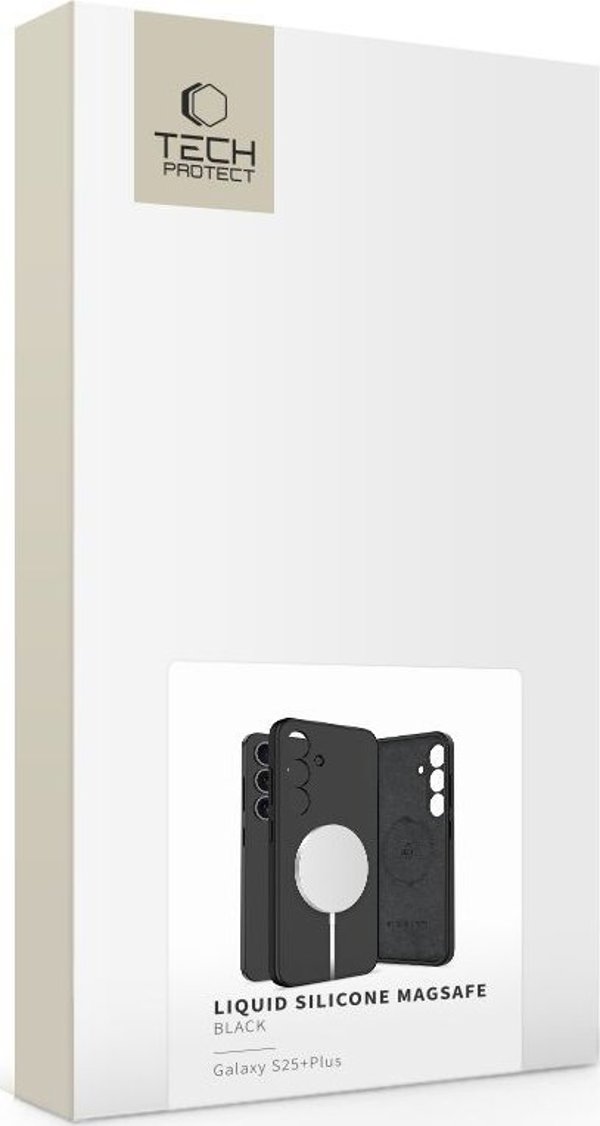 TECH-PROTECT ΥΓΡΗ ΣΙΛΙΚΟΝΗ MAGSAFE GALAXY S25+ PLUS ΜΑΥΡΟ