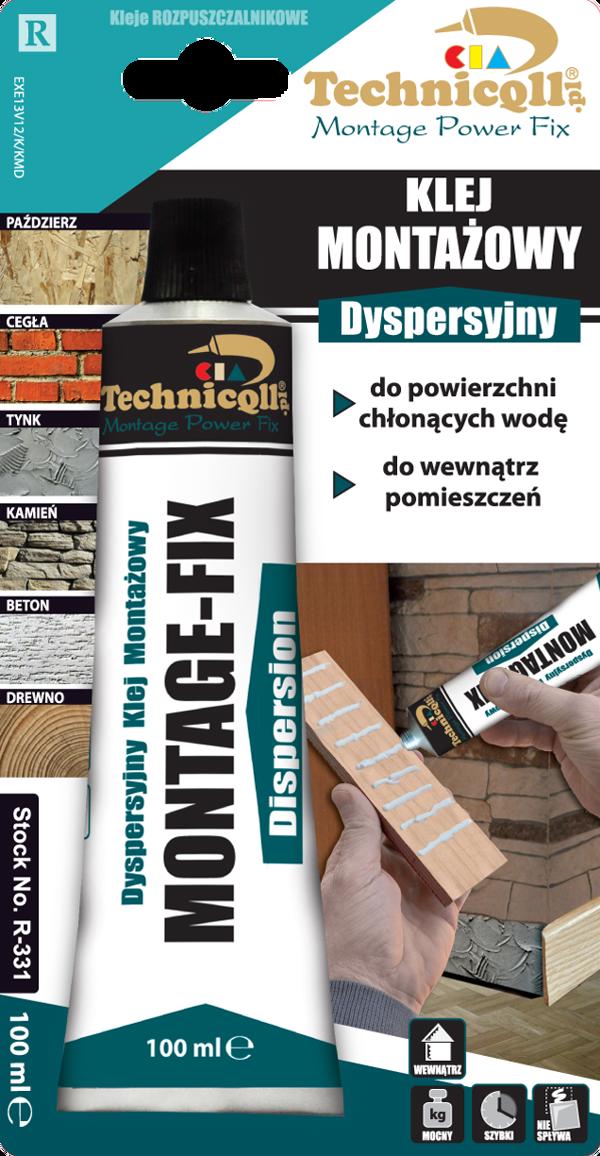 Technicqll Klej montazowy-dyspersyjny 100ml na blistrze R-331