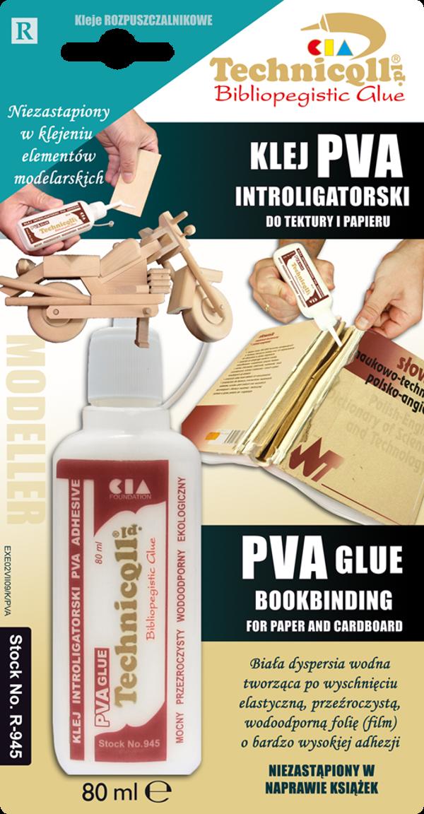 Technicqll Klej PVA introligatorski do tektury i papieru 80ml R-397