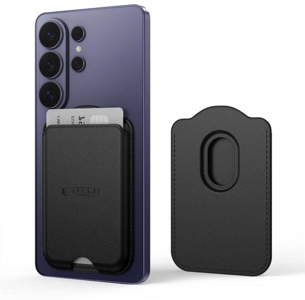 Tech-Protect CH02 MagWallet MagSafe Μαγνητική Θήκη Καρτών για Smartphone - Μαύρο