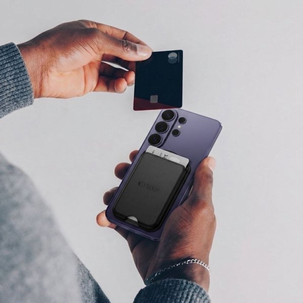 Tech-Protect CH02 MagWallet MagSafe Μαγνητική Θήκη Καρτών για Smartphone - Μαύρο