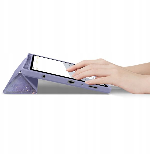 TECH-PROTECT SC PEN HYBRID GALAXY TAB A9 / A11 8.7 X110 / X115 / X133 / X135 VIOLET MARBLE