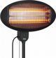 Teesa Θερμαντήρας Εξωτερικού Χώρου LEC-TSA8050 2000W, Ηλεκτρικός Προβολέας Θέρμανσης με 3 Επίπεδα Ισχύος