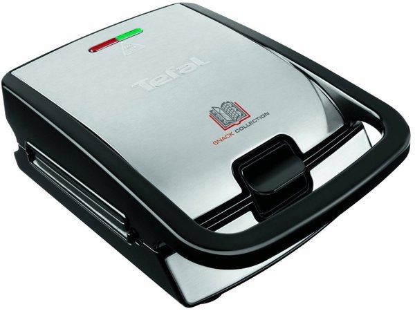 TEFAL Sumuštinių ir vaflių keptuvas SW852D12, 2 padėklai (Juodas)