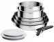 Tefal Zestaw garnków Ingenio Cook Eat 8 el. stal nierdzewna non-stick (L881S804)