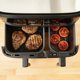 Διπλή φριτέζα αέρος Tefal Dual Easy Fry ' Grill (μαύρο, 2,700 watts, 2 καλάθια 5.2 λίτρα + 3.1 λίτρα)