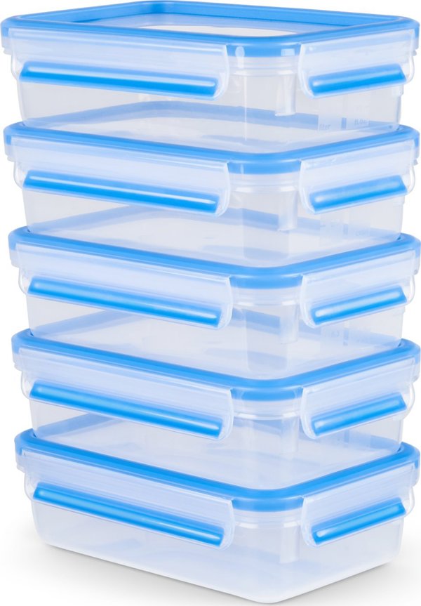 Tefal Tefal MasterSeal MealPrep σετ δοχείων αποθήκευσης, 5 x 0,8 L