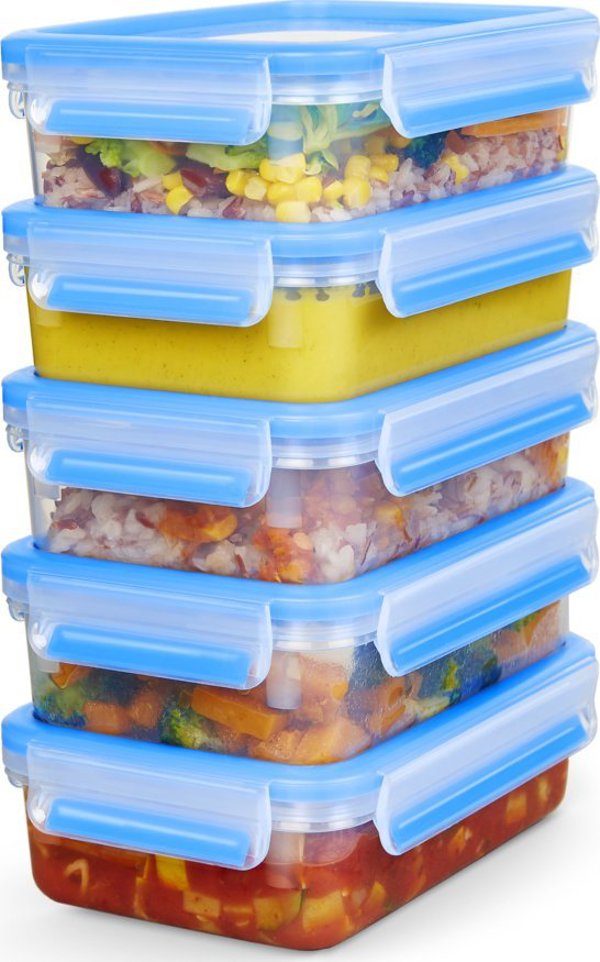 Tefal Tefal MasterSeal MealPrep σετ δοχείων αποθήκευσης, 5 x 0,8 L