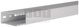 tehalit.HNG καναλιού χτένα χωρίς αλογόνα 75x37mm, PC-ABS, ανοιχτό γκρι
