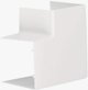 tehalit.LF/LFF επίπεδη γωνία 60x60mm λευκή LFF6006059016