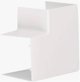 tehalit.LF/LFF επίπεδη γωνία 60x60mm λευκή LFF6006059016