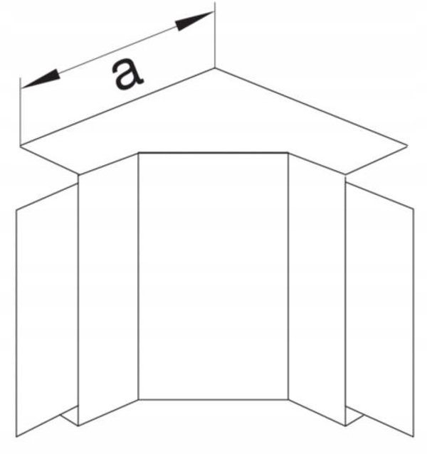 tehalit.LF Εσωτερική γωνία 60x150mm, λευκό