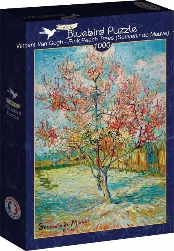 Teka Puzzle 1000 Rozowe drzewo brzoskwiniowe Van Gogh