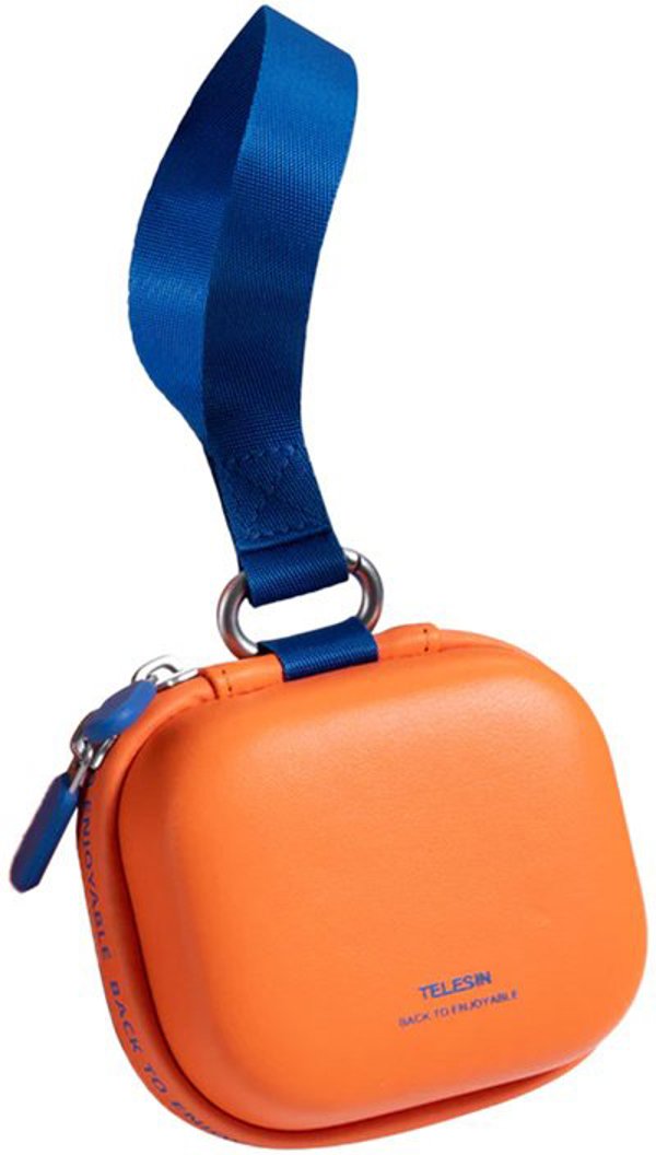 Telesin Mini Τσάντα Μεταφοράς για Action Cameras - Universal Θήκη Αποθήκευσης, Πορτοκαλί